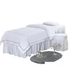 Ensembles de literie 4pcs Salon de beauté de haute qualité Mas Spa Linge de lit épais Draps Couvre-lit Taie d'oreiller Couette ER Set Drop Livraison Accueil Gar Dh6Rg