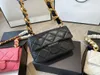 Mode Trend Luxury Kid Hud Leather Crossbody Bag Designer Tote Bag Thick Chain Retro Underarm Bag