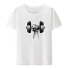 Men's T Shirts Master GYM Funny Print Cool Breathable Leisure Loose Humor Koszulki Pattern Y2k Clothes Anime Shirt Printed T-shirt Top