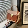 Borse da sera Vintage British Style Women Lady All Match Buckle Strape Borsa a tracolla Donna Borsa a mano Borsa a tracolla Messenger