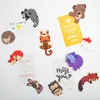 Fridge Magnets Creative Cartoon PVC Fridge Magnets Zoo Animal Magnetic Toys Toddler Souvenir Refrigerator Magnets Home Decor Magnetic Stickers 230414