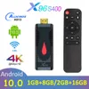 Nowy TV Stick X96 S400 Allwinner H313 Android 10.0 Smart TV Box do przemieszczania 4K 2.4G WIFI Media Streaming Playing Ustaw górne pole x96S400