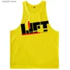 Men's Tank Tops Gym Tank Top Men Fitness Clothing Mens Bodybuilding Tank Tops Summer Gym Clothing for Male Sleeveless Vest Shirts Plus Size T230417