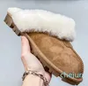 Famous Women Designer Brand Plush Snow Boot with Leather and Fur Integration for Warm Thick Sole Increase Anti slip Ladies Winter Boots