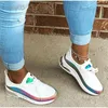 Dress Shoes Women Colorful Cool Sneaker Ladies Lace Up Vulcanized Shoes Casual Female Flat Comfort Walking Shoes Woman 2020 Fashion T231117
