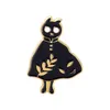 Accessoires de dessin animé Black Halloween Cat Émail Pin Dark Punk Broches Badges en métal pour sac à dos Chapeau Sacs Femmes Hommes Drop Livraison Bébé Dhb7I