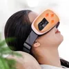 Rechargeable USB Heating Electric Eye Massager Portable Relieving Dry Eyes Heated Eye Mask Sleeping Adjustable Elastic Band12813