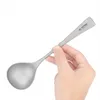 Titanium Matte Spoon Picnic Ustensile Outdoor Camping Titanium Alloy Spoon Scoop Camp Nbsp; Cuisinage NBSP; SuppliesoutDoor Table Vérification Titanium Spoon Long