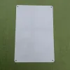 Placa de alumínio em branco para sublimação Placa de licença Artes em branco em branco Faça você mesmo Transferência de calor Metal Sinais de bicicleta Ornamento de clube de carroNatal mar B5