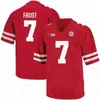 Nebraska Cornhuskers 7 Scott Frost 80 Kenny Bell 3 Taylor Martinez 93 Ndamukong Suh Mens Football Stitched Jersey