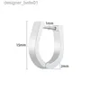 Stud Minimalist Square Hoop Earrings Women Men Stainless Steel Ear Dangle Huggie Hoops Personality Geometric Stud Earring JewelryL231117