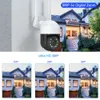 New Tuya 5MP PTZ Wifi IP Camera Outdoor 4X Zoom AI Human Detect Wireless Camera H.265 P2P Audio 1080P Security CCTV Camera