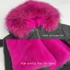 Women's Fur Faux Bomber Jacket Women Black Winter Warm Real Raccoon Hooded Parkas with Liner Coats Woman 231116