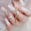 Nail Art Decorations 10Pcs Delicate Chain Eye-catching Butterfly Gloss Decorative Fashion Accessories Manicure