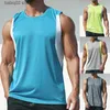 Tanktops voor heren 2022 Heren Fitness Sportscholen Tanktop Heren Fitness Mouwloos shirt Gestreept Ademend Sportvest Ondershirt Sportscholen Hardloopvest Heren T230417