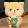 Doldurulmuş Peluş Hayvanlar Kawaii Kabarcık Çay Köpek Peluş Oyuncak Shiba Inu Dolgulu Hayvan Plushie Bebek Süt Çay Husky Boba Peluş Doğum Günü Hediye Güzel Köpek Yastığı