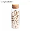 Storage Bottles 1PCS 50/100/150ml Cute Clear Glass With Cork Stopper Empty Spice Jars DIY Crafts Vials