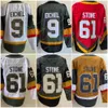 Ters retro hokey''Nhl '' Man 9 Jack Eichel Forma 7 Alex Pietrangelo 71 William Karlsson 61 Mark Stone 81 Jonathan Marchessault Uygulaması Boş