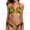 Damskie stroje kąpielowe seksowny garnitur kąpielowy Kobiety bikini set Jamajka/Haiti/Trynidad/Australia Design Dwuczęściowy strój kąpielowy na plażę Mujer T230417