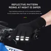 Sporthandschuhe Winter Outdoor Fahrrad Dicker winddichter und atmungsaktiver Touchscreen Silikon Anti-Rutsch-Ski 231117