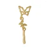 Décorations d'art d'ongle 10pcs chaîne délicate accrocheur papillon brillant décoratif accessoires de mode manucure