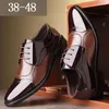 Kleding schoenen hoogte puntig teen fatsoenlijke elegante formele mannen 2023 leer kantoor man bruiloft oxfords