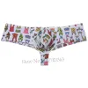 Män Cheeky Pouch Boxer Briefs 1/2 Cover Trunks Underwear Sexy Spandex Bulge Pouch Hipster Bikini Boxers