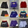 Denver''Nuggets''men Utah''Jazz''men Portland''Trail Blazers''men Throwback Basketball Shorts pocket