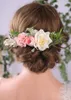 Copricapo Chic Fiore Pettine per capelli Fata Corona Accessori da sposa italiani Clip vintage Grazioso per donne o ragazze