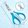 Professional Pet Nail Clippers and Trimmer - Best for Cats, Small Dogs and Any Small Pets. Sharp Angled Blade Pet Nail Trimmer Scissors.