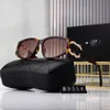 Designer Chanelism Solglasögon Fashion Small Frame Eye Women's Advanced Sensory Women's Protection Glass med låda