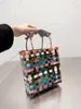 Luxus-Strandtasche Designer-Tasche Mode Totes Taschen Damen klassische bunte Handtaschen berühmte Crossbody-Einkaufstasche