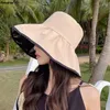 Szerokie brzegowe kapelusze składane swobodne kubek kruszenia przeciwsłoneczna Panama Summer Sun for Beach Holiday Chapeau Outdoor Ochrony UV Caps