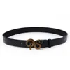 Other Fashion Snake Belt Buckle with PU Leather for Women Dress Designer Western Vintage Style Black Belts Girls 231117