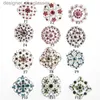 Pins Broches Broche Broche Strass Cristal Fleur Broches pour Mariage Fête Nuptiale Bouquet Rond DIY Strass Accessoires PartyL231117