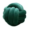 Pillow Soft Knot Ball Pography Props Plush Hand Woven Throw Knotted For Sofa Bed Chairs Home Decoration 22cm