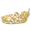 New Bride Jewelry Baroque Alloy Diamond Crown Full Crown Wedding Dress Accessories