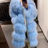 Women's Fur Faux YOLOAgain Plus Size Real Jacket Coat Ladies 2023 Autumn Mongolia Sheep Long Women Streetwear 231116