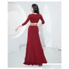 مرحلة ارتداء Y Lace Women Dance Cloths Girls Girls Class Suit for Group Belly Costum