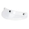 Motorhelmen Winddichte 3 Snap-knik Visor Shield Lens Flip Up Wind voor Open Face Motorhelm helm anti-UV Fog Universal
