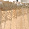 Занавес японская заментная занавеса кухня короткая занавеска винтажные шторы.