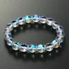 Strand Kelitch Shinning Moonstone Stretch Bracelets Kolorowe z koraliki Kobiety Kobiety Stack Beac Friendship Jewelry