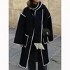 Misto lana da donna Cappotto di lana double face Donna Inverno Abbigliamento autunnale da donna Porta una sciarpa Traf Borsone di alta qualità Negozio ufficiale Abbigliamento 231116