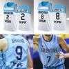 2023 Argentina Basketball Jerseys 7 Facundo Campazzo 5 Manu Ginobili 4 Luis SCOLA 29 Patricio GARINO 14 Gabriel DECK 12 Marcos DELIA 20