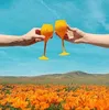 Verres à vin 6 pièces Veuve étiquette jaune Polycarbonate Clicquot flûtes à Champagne Coupes Wisky Cups6361734 livraison directe maison jardin Kitc