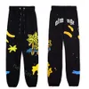 Palm Angel Designer Mens Pants Colorful Beach Print Womens Jogging Sports Pants Graffiti Jeans Jogging Pants High Street Hip Hop Couple Drawstring Pan i4lb#