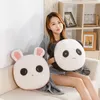 Oreiller Doux Panda Couverture Multifonction Warmhand Back Home Office Sieste Canapé Décoratif