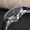2023 Nova Marca de Topo de Alta Qualidade ZEPPELIN Mens Watch For Men 42mm Sapphire Man Relógios de Pulso Multi-funcional Cronógrafo Designer Movimento Relógios Montre de Luxe