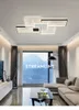 Ljuskronor fjärrdimma Modern LED -ljuskrona runda fyrkantiga taklampor levande matsal kök sovrum hall lampor inomhusbelysning