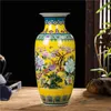 Vases Ceramic Vase Chinese Living Room Decorative Ornaments Enamel Home Decor Accessories Collectible Figurines Crafts Antiques